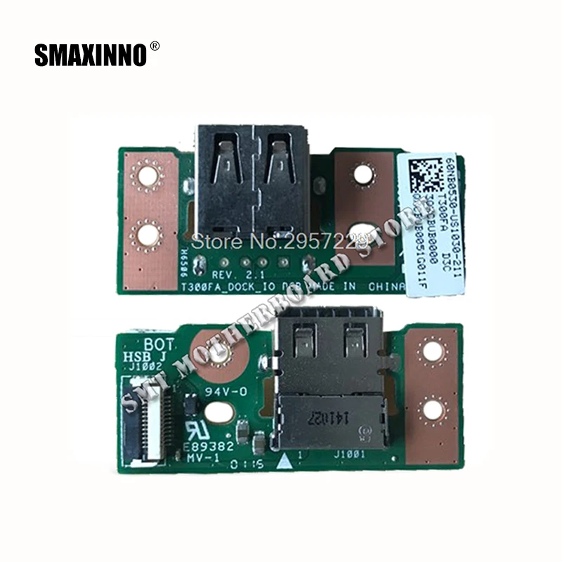 Для For Asus T300 T300F T300FA T300FA-dOCK-IO PCB ноутбук аудио USB IO Плата интерфейса хорошо