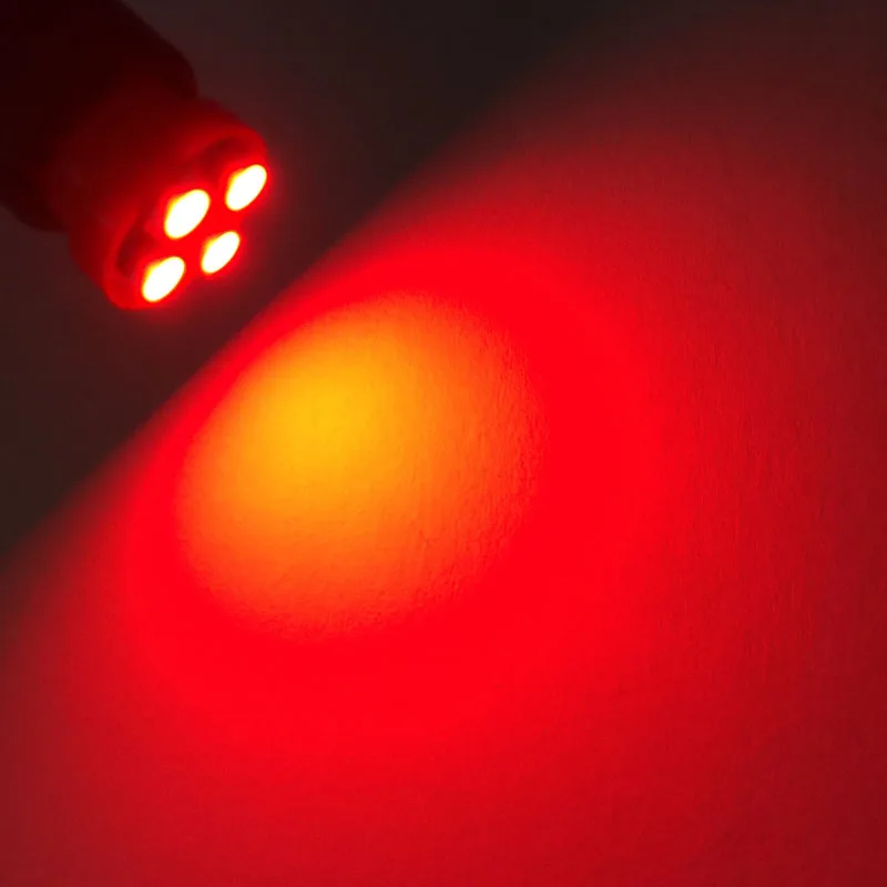 AORUNYEBAO 1000 шт. Автомобильная лампочка T10 W5W 194 168 4 SMD 2835 1210 Светодиодные белые
