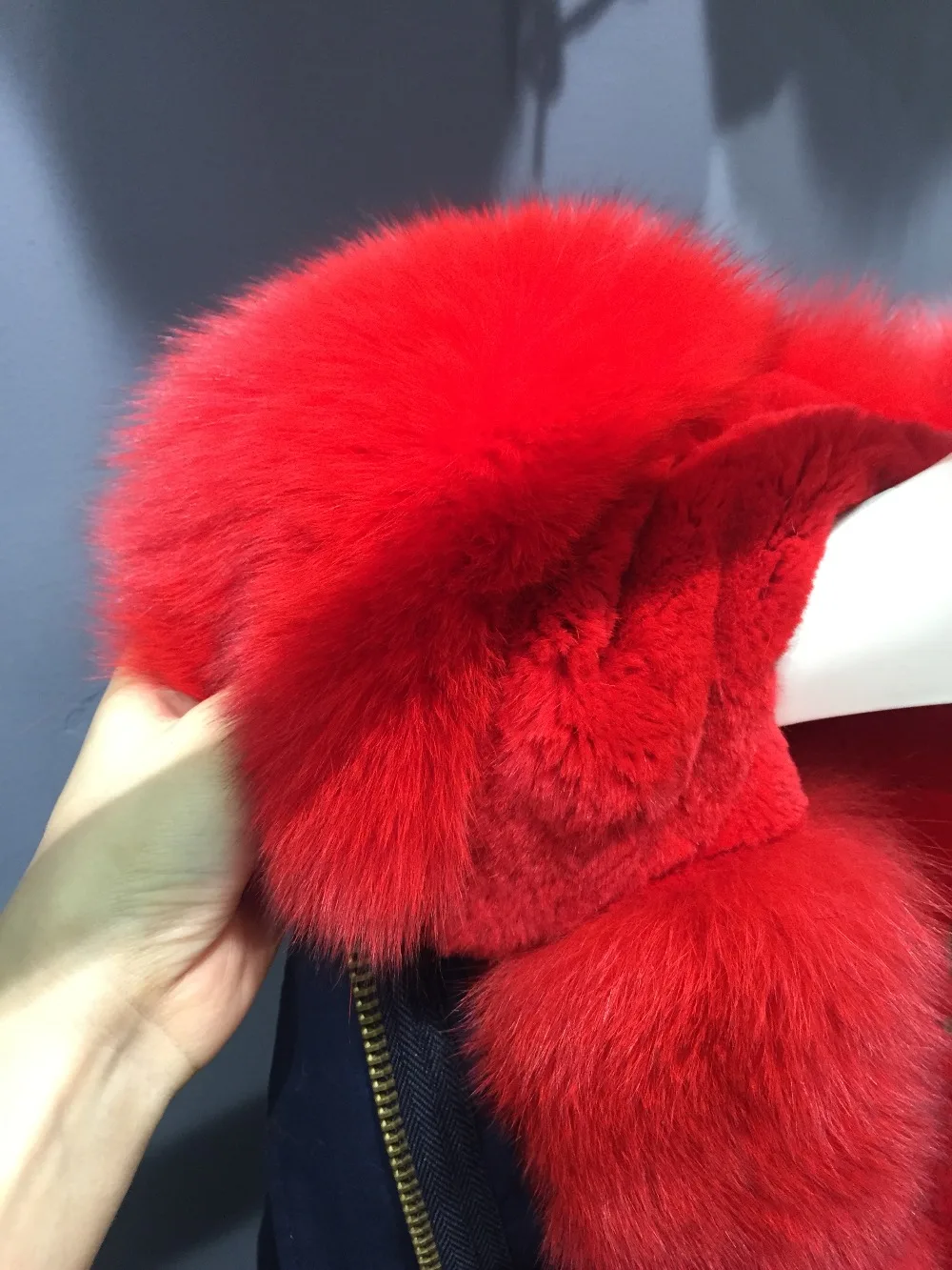SQXR мех натуральный Лисий мех пальто зима вся кожа натуральный Лисий мех пальто с настоящей подкладка из кролика