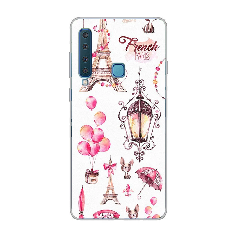 ciciber Phone Case for Samsung Galaxy A6 A8 A7 A9 Plus 2018 Star Cover A5 A3 2016 2017 A6S Pineapple Love Feather |