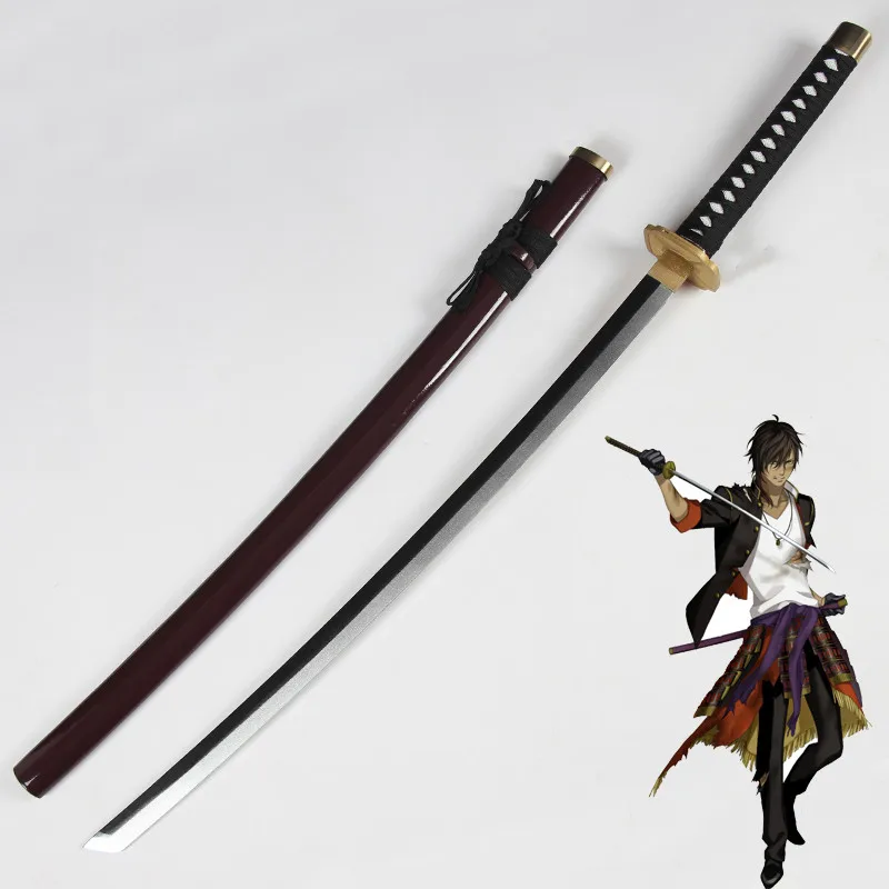 104 см Длина онлайн игры Touken Ranbu меч ОО курикара Katana косплей реквизит деревянный