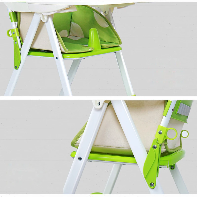 

Parent Portable Dining Feeding Chair For Infant Kids Folding Baby High Chair Durable Health Plastic Highchair For 4-48M Cadeira
