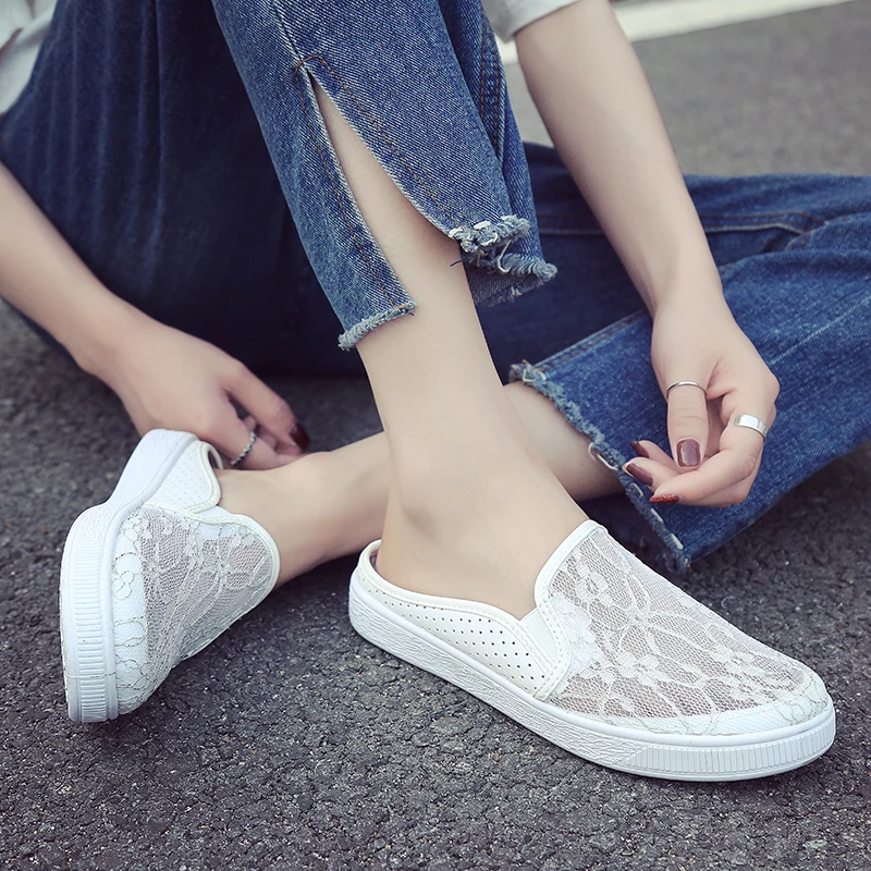 Women's Flats Shoe Embroidery Female 2018 Spring Summer Women Shoes Slip on Loafers Chaussures Pour Femmes Sale | Обувь
