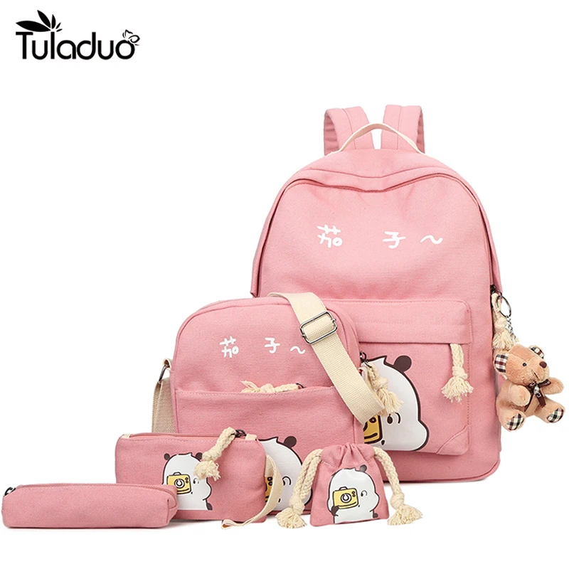 Модный тканевый рюкзак для девочек подростков школьные сумки повседневные