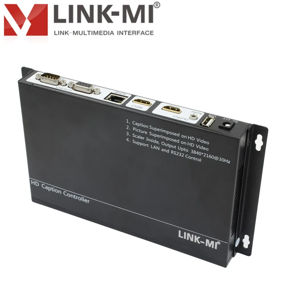 LINK MI WPS42 HDMI надпись символ Adder через RS 232 локальное управление сетью отображает
