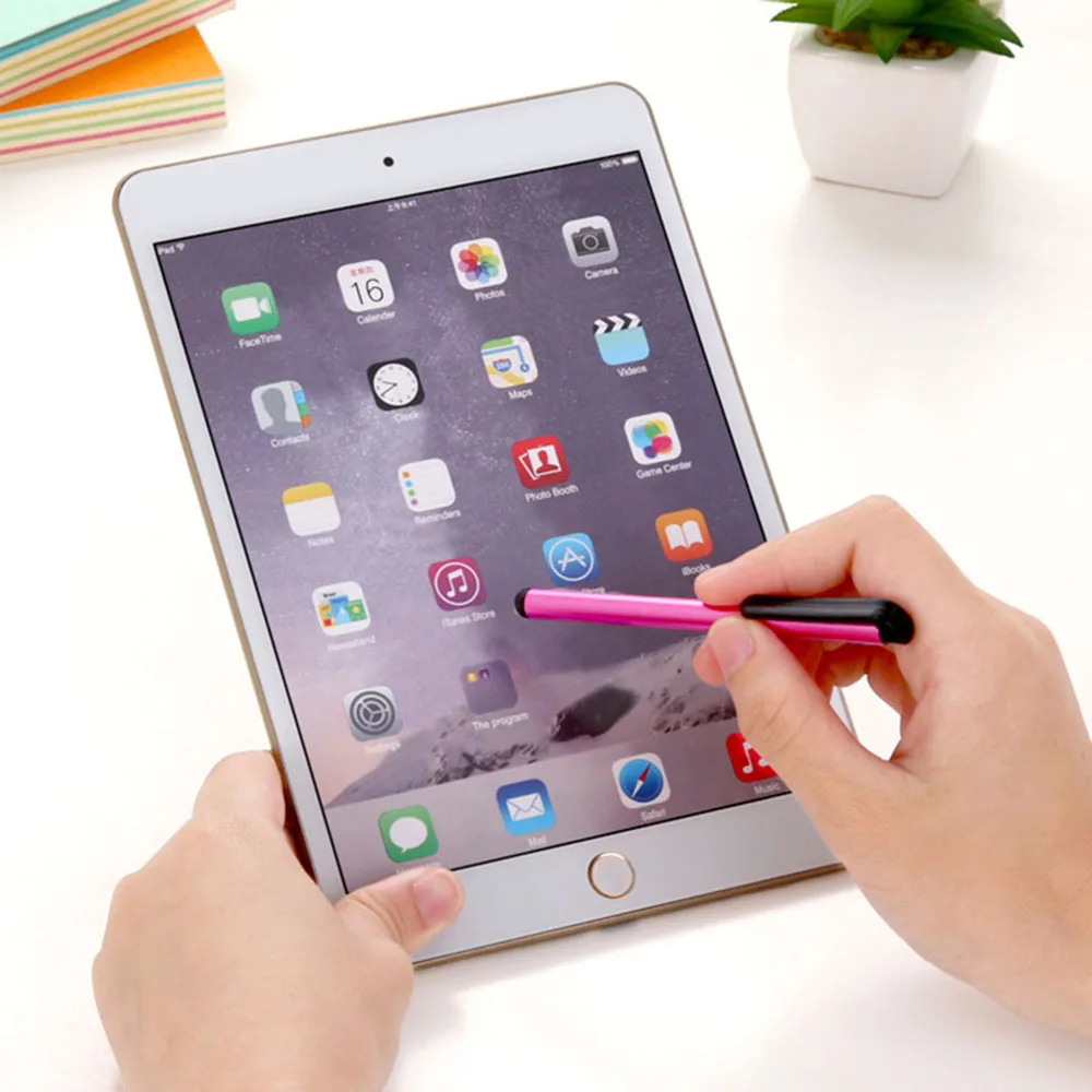 10 шт./лот стилус для емкостного сенсорного экрана iPhone iPad Air 2/1 Mini 2/3 подходит