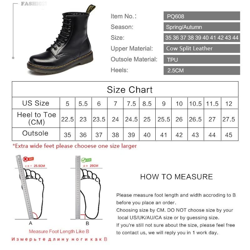 Мартин обувь для женщины мотоцикл плоские ботинки 2015 осень зима женщин кожа