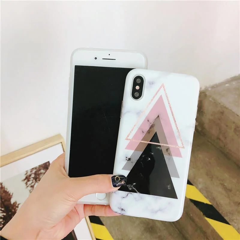 Новый мрамор для iphone7plus Чехол мобильного телефона Apple XS Max защитный чехол XR сумка