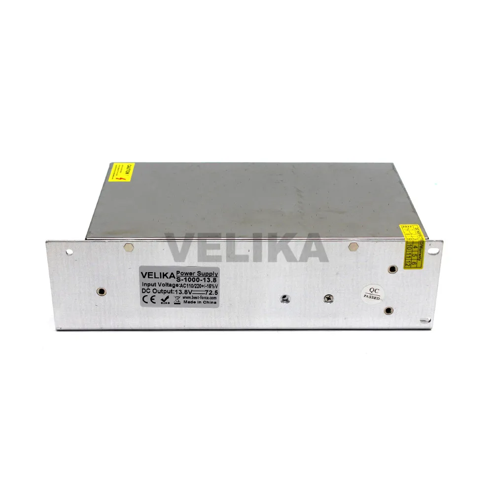 DC13.8V 72.5A 1000W переключатель питания 13 8 V AC к DC постоянного напряжения Драйвер