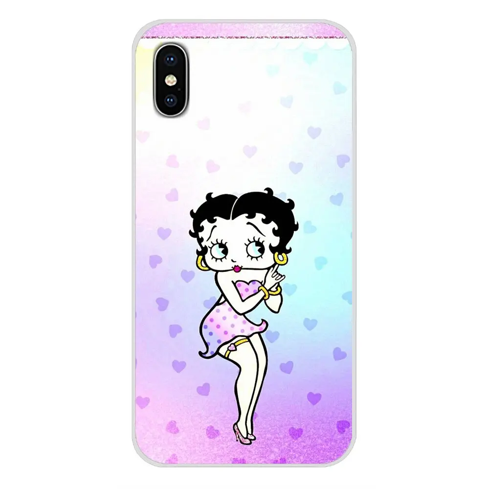 Аксессуары чехлы для телефонов Motorola Moto X4 E4 E5 G5 G5S G6 Z Z2 Z3 G G2 G3 C Play Plus Betty boop