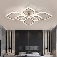 modern acrylic led ceiling light frames large luxury ceiling lamp for living dining bed room luster avize