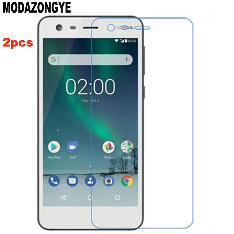 2 шт Защита экрана для Nokia закаленное стекло Nokia2 TA-1029 TA-1035 5 0 &quotЗащита защитное Flim |