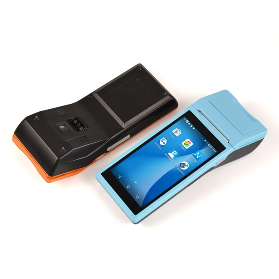 Мобильный android пос-терминал принтер терминал pos офлайн с 4G wifi Bluetooth