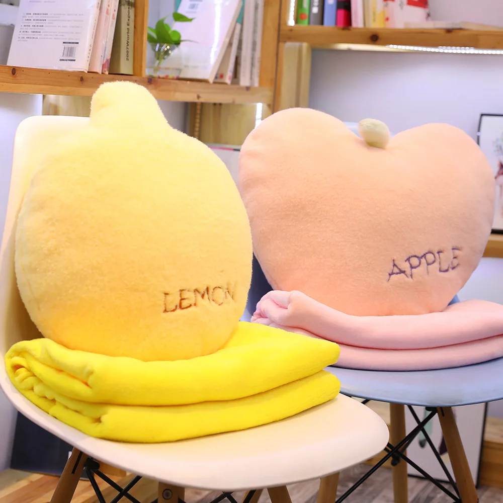 INS Милая креативная мягкая подушка с фруктами большая плюшевая игрушка для сна