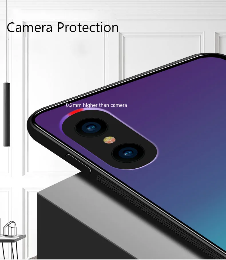 Для iPhone 11 Pro Max чехол градиентной расцветки Aurora чехол из закаленного стекла для iPhone XS Max XR XS X 7 8 6 6S Plus 11 Pro Жесткий Чехол