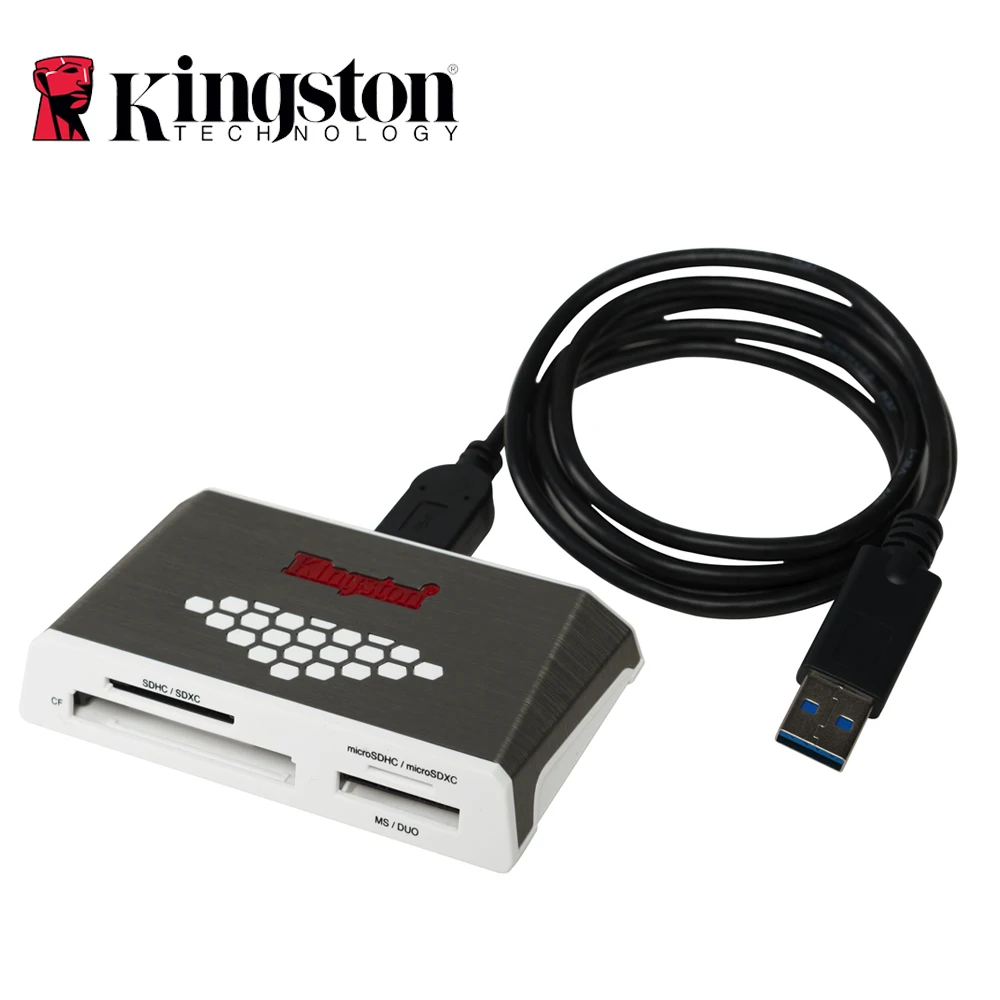 Kingston FCR HS4 Micro SD кардридер USB 3 0 Все в одном внешняя CF карта памяти ридер 2 Mulfunsctional