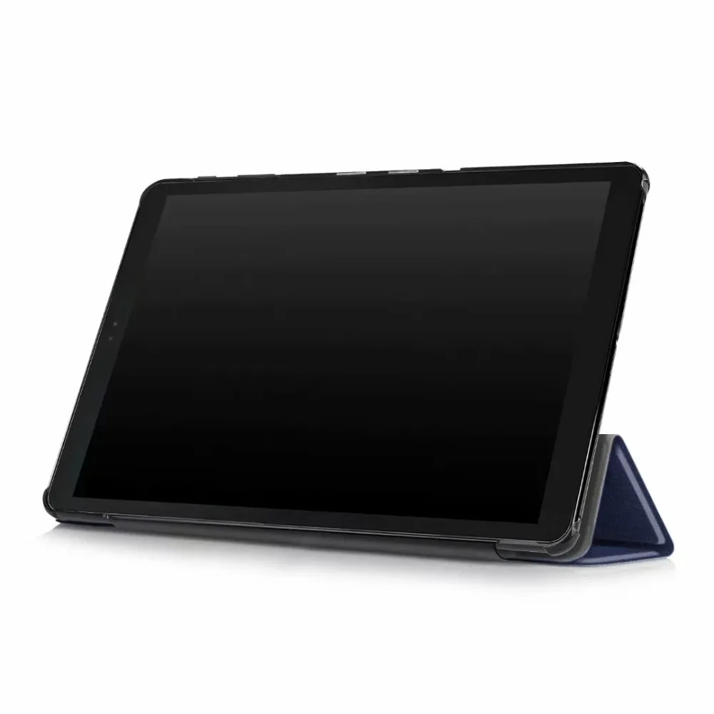 Ультратонкий чехол для Samsung Galaxy Tab A A2 10 5 дюйма 2018 T590 T595 T597 искусственная Обложка - Фото №1