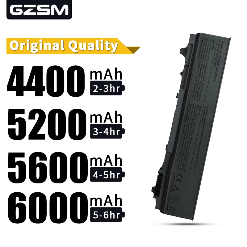 HSW 5200 мАч Аккумулятор для dell Latitude E6400 M2400 E6410 E6510 E6500 M4400 M4500 M6400 M6500 312 0215 0748 0749|battery for