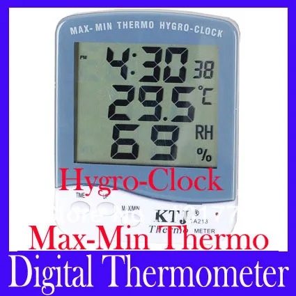 Мини-цифровой термометр-гигрометр ta218b термо гигро-часы max-Мин 5 шт./лот Бесплатная