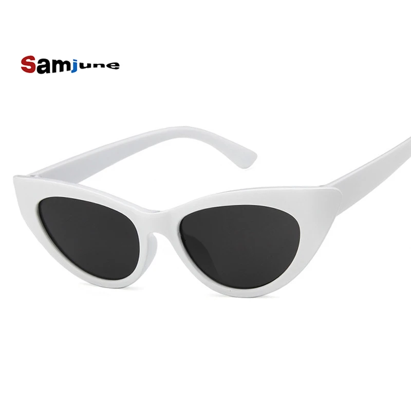Samjune новые модные солнцезащитные очки кошачий глаз женские брендовые