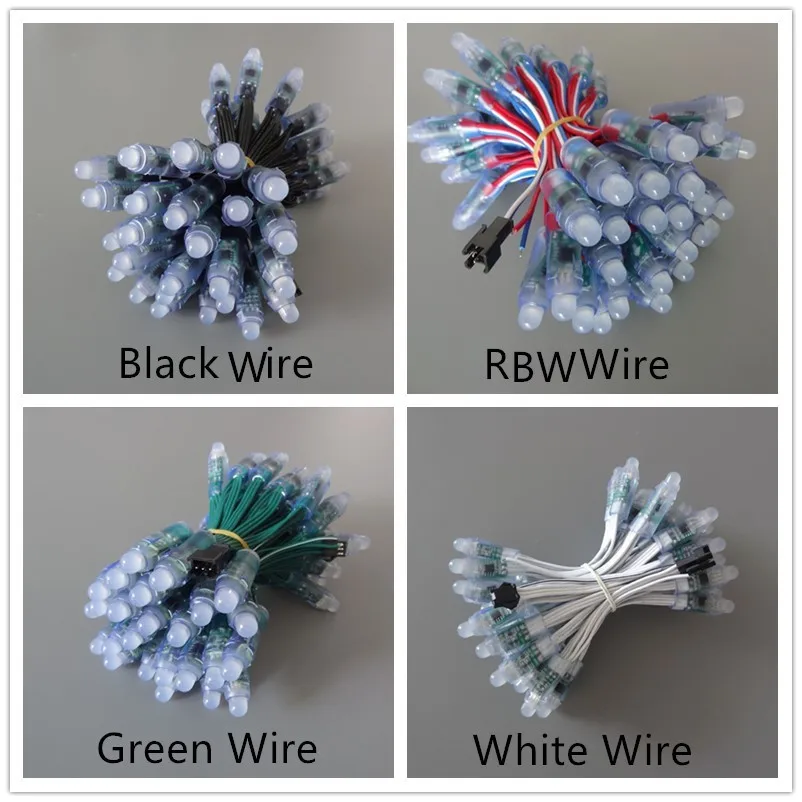 12V IST/13 5/18 5mm pigtail коннектор 18awg провод 12mmWS2811 RGB led pixel Модуль smart узел Круглый