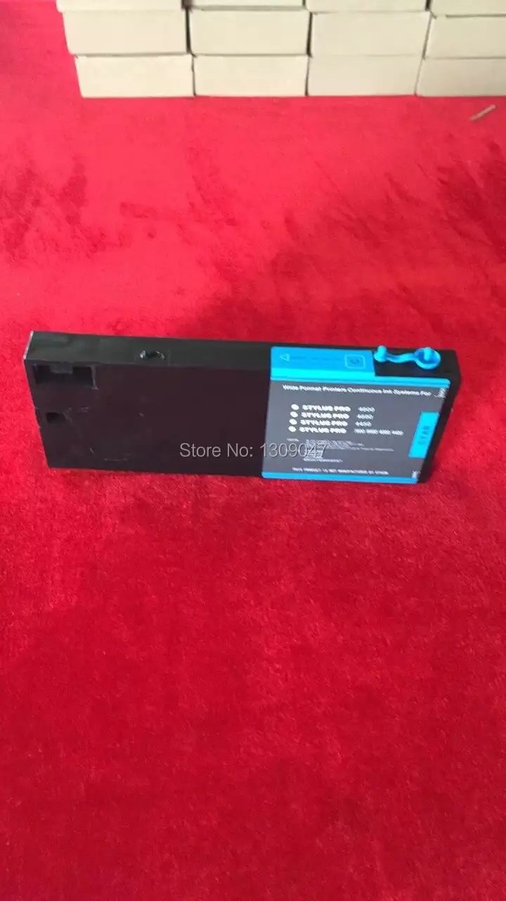 8pcs/set 220ml Refillable UV ink cartridge with chip for Epson 4800 wide format printer UV ink cartridge