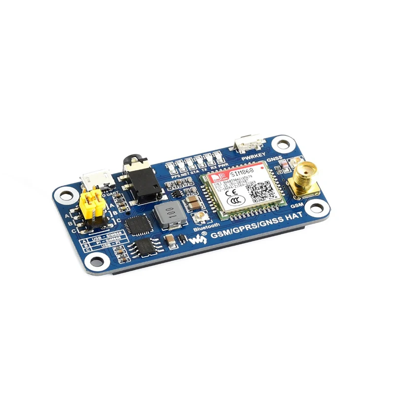 GSM/GPRS/GNSS/Bluetooth 3 0 шляпа для 2B/3B/3B +/Zero W поддержка SMS телефон электронная почта