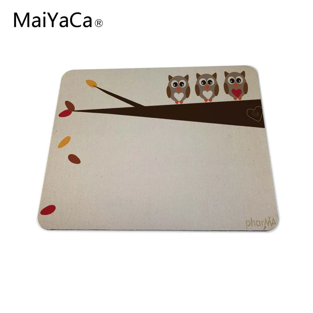 MaiYaCa милый мультфильм сова с коробкой упакованы Silon aming коврик для мыши 180x220x20мм |