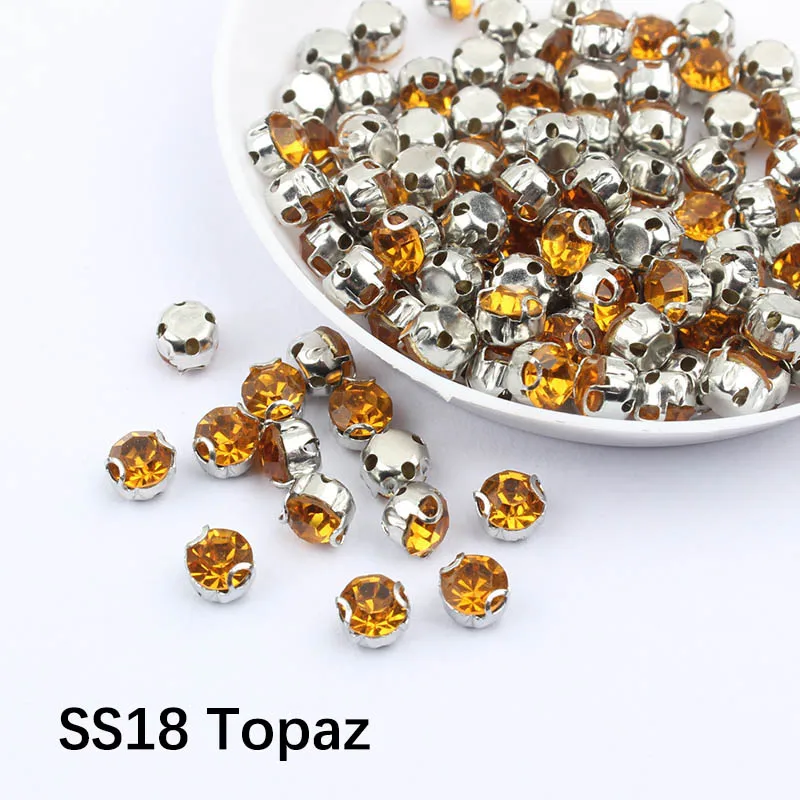 Новая распродажа SS18 разноцветные стразы 250 шт к серебро коготь для украшения