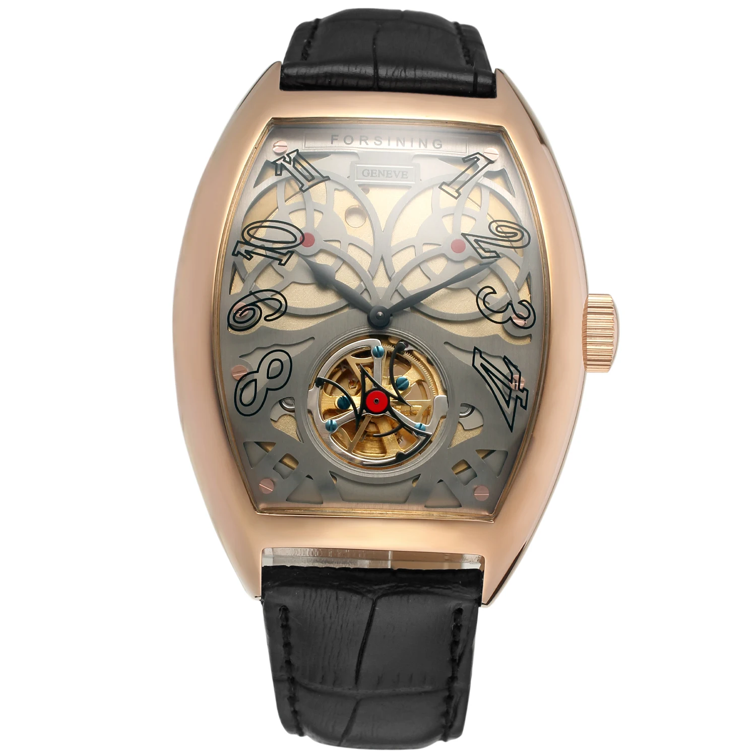 2019 FORSINING Tourbillon Мужские часы военный армейский Спорт Часы мужские лучший бренд