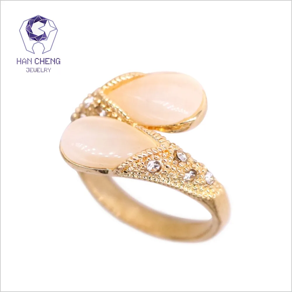 HanCheng новые модные смешные рандомные кольца с золотым/серебряным покрытием