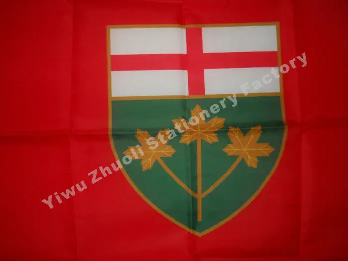 Флаг Онтарио 150X90cm (3x5FT) 120g 100D полиэстер Бесплатная доставка канадские
