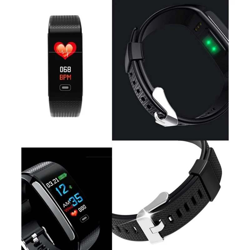 

Smart Band Blood Pressure Heart Rate Monitor CK18S Wrist Watch IP67 Fitness Bracelet Pedometer Wristbands