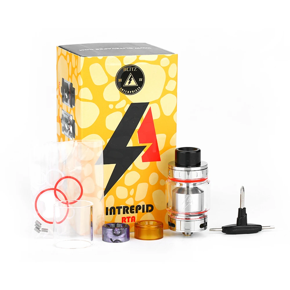 Оригинальный Blitz Intrepid RTA 3 5 мл крышка прозрачная 24 мм застежка верхняя заполняющая