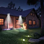 2 шт., уличсветильник солнечный светильник с датчиком движения, 12 светодиодов, светильник