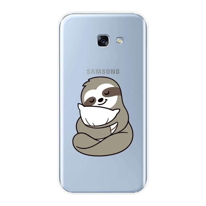 Задняя крышка для Samsung Galaxy A6 A7 A8 2018 A3 A5 2016 2017 мягкий силиконовый чехол Kawaii Plus |