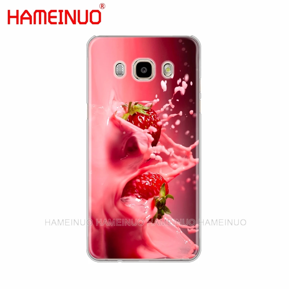HAMEINUO чехол для телефона с клубничным молоком и фруктами Samsung Galaxy J1 J2 J3 J5 J7 MINI ACE 2016