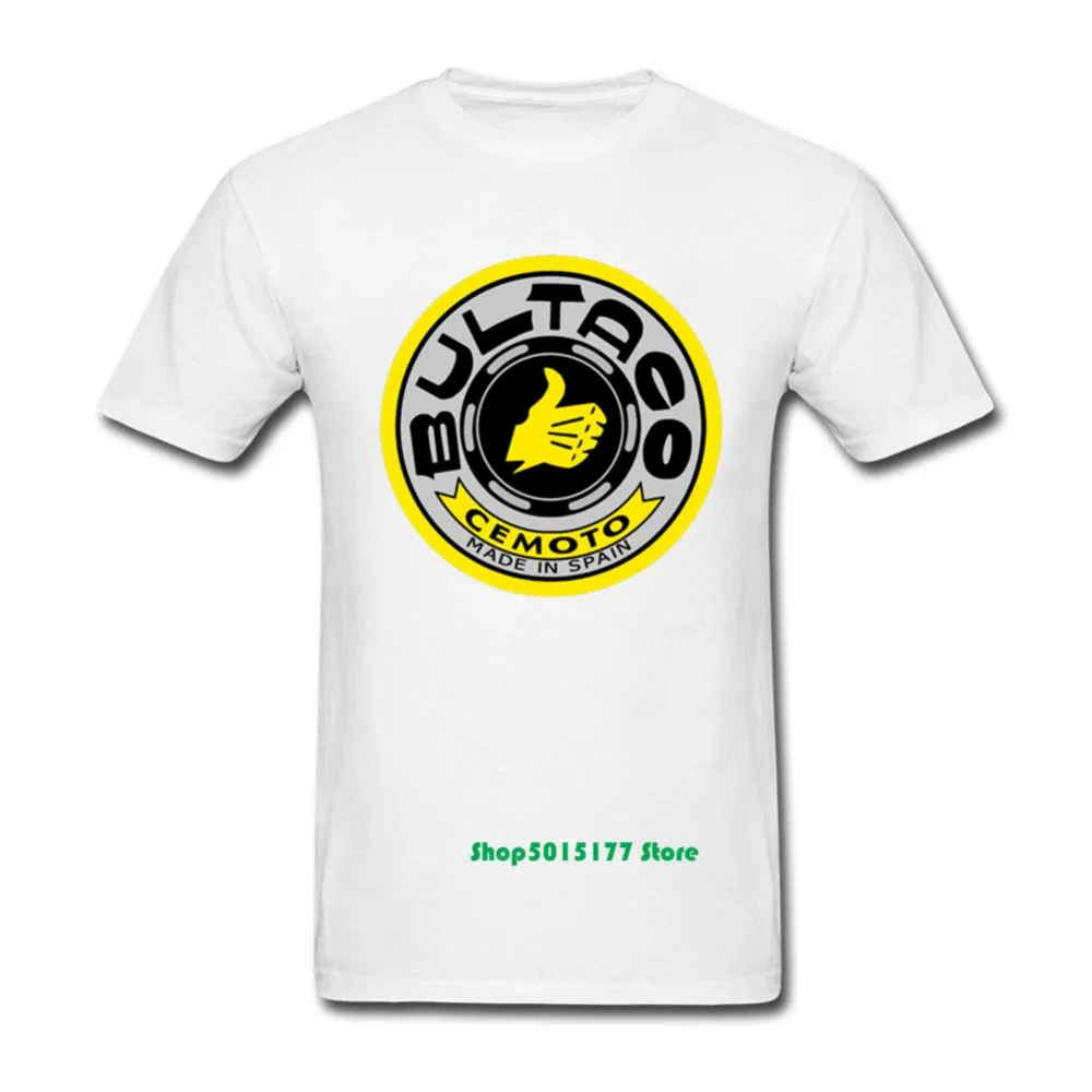 Новый Ретро Bultaco Pursang футболка для мужчин 100% хлопок homme Spainish мотоцикл