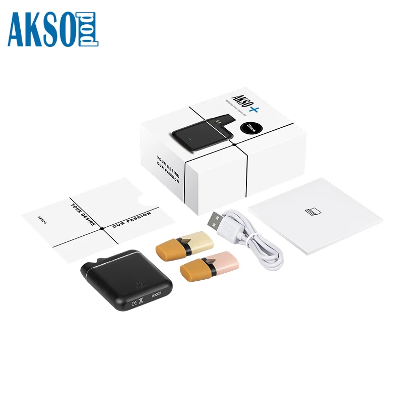 HCIGAR AKSO Plus Pod Kit 1,4 мл пополняемая емкость мини Pod Vape коробка с воздушным приводом Pod 850 мАч Встроенная батарея система электронной сигареты