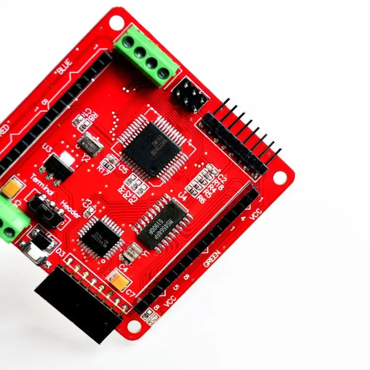 Полноцветный RGB светодиодный матричный дисплей 60 мм плата драйвера модуль для