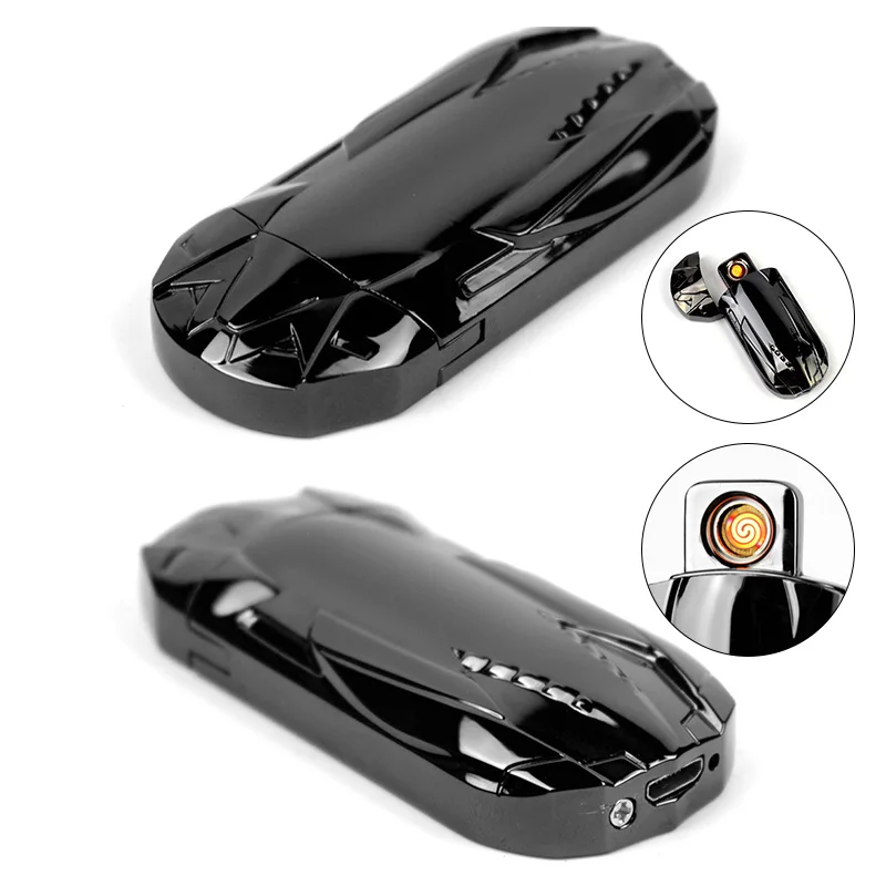 Автомобильный стиль Электронная зажигалка модные зажигалки Usb с беспламенным