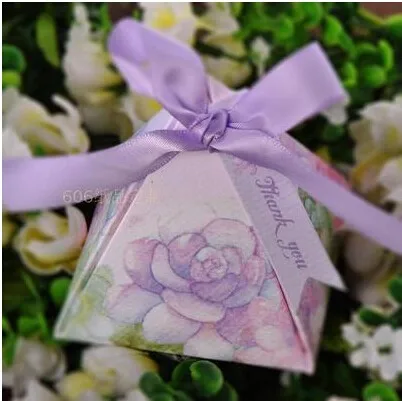 PASAYIONE Purple Double-side Usable Candy Boxes For Romantic Wedding Decoration Small Size Gift Favors Box Party Supplies | Дом и сад