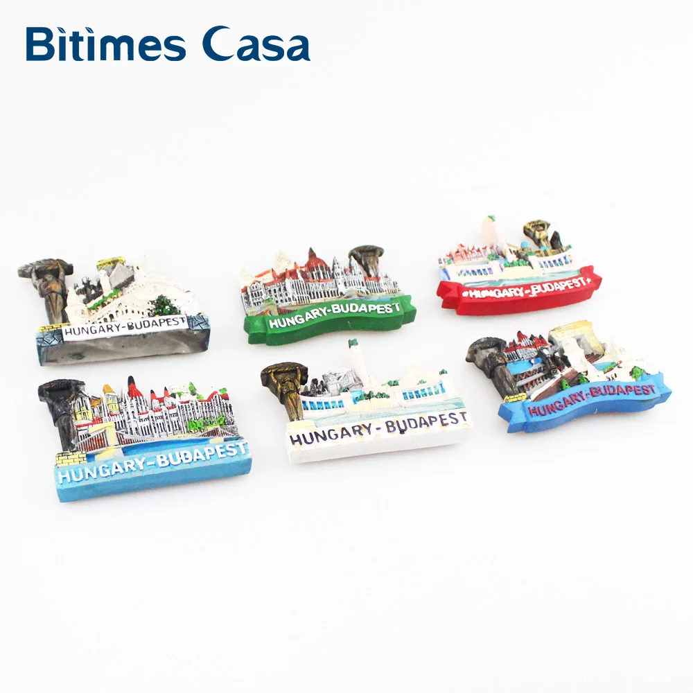 Венгрия Будапешт узор холодильник Магниты на 3d Дизайн смолы Путешествия