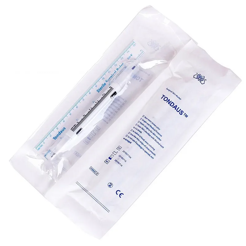 Маркер для тату 1 шт. двойной кончик тонкий/толстый микроблейдинг