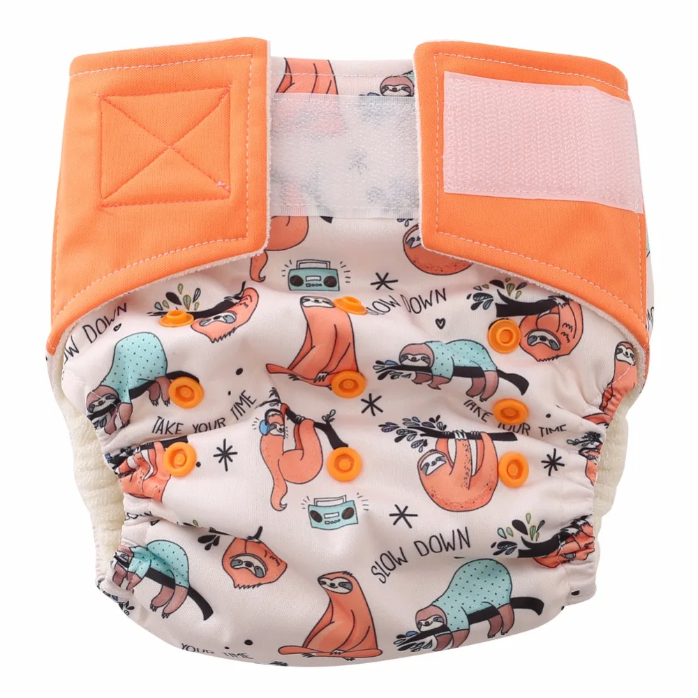 Эй малыш медленно! уделите ваше время ребенка памперсы тканевые подгузники