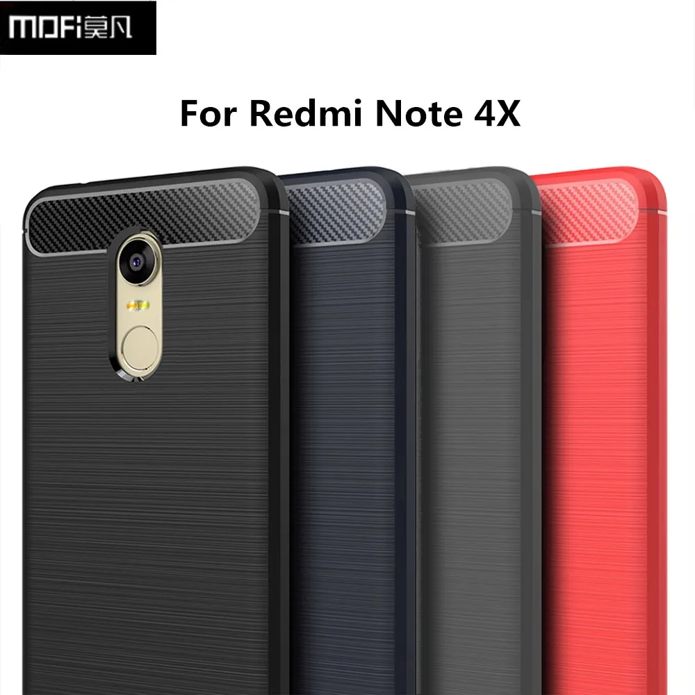 Чехол MOFI для Xiaomi Redmi Note 4 роскошный тонкий армированный защитный мягкий