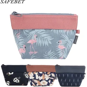SAFEBET фирменные косметические сумки с фламинго, Женская портативная Водонепроницаемая косметичка, модная косметичка для путешествий