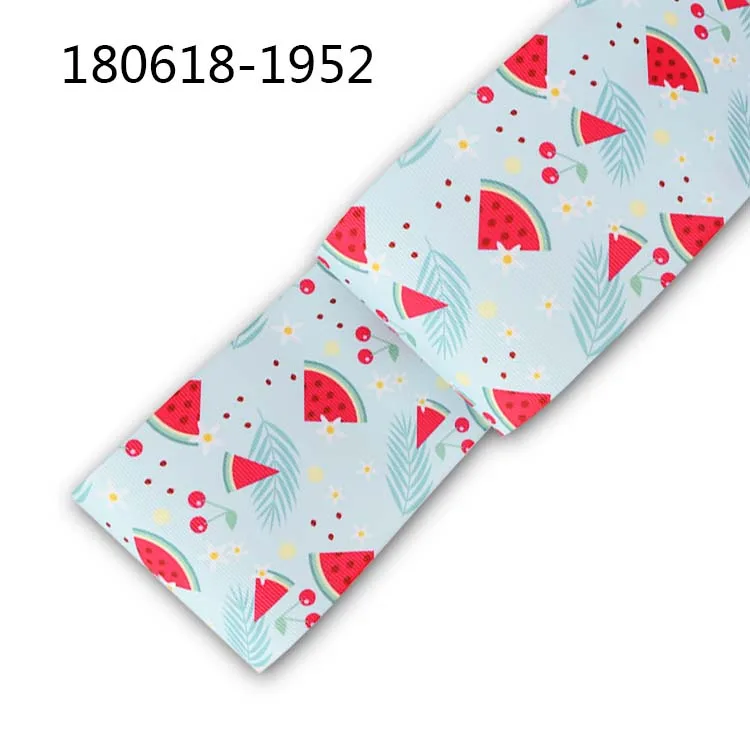 10 ярдов-разные размеры-лента с рисунком арбуза-летняя/корсажная лента принтом