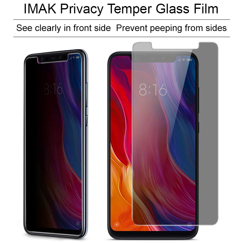 Защитное антибликовое стекло для Xiaomi MI 8 закаленное Imak защитная пленка экрана