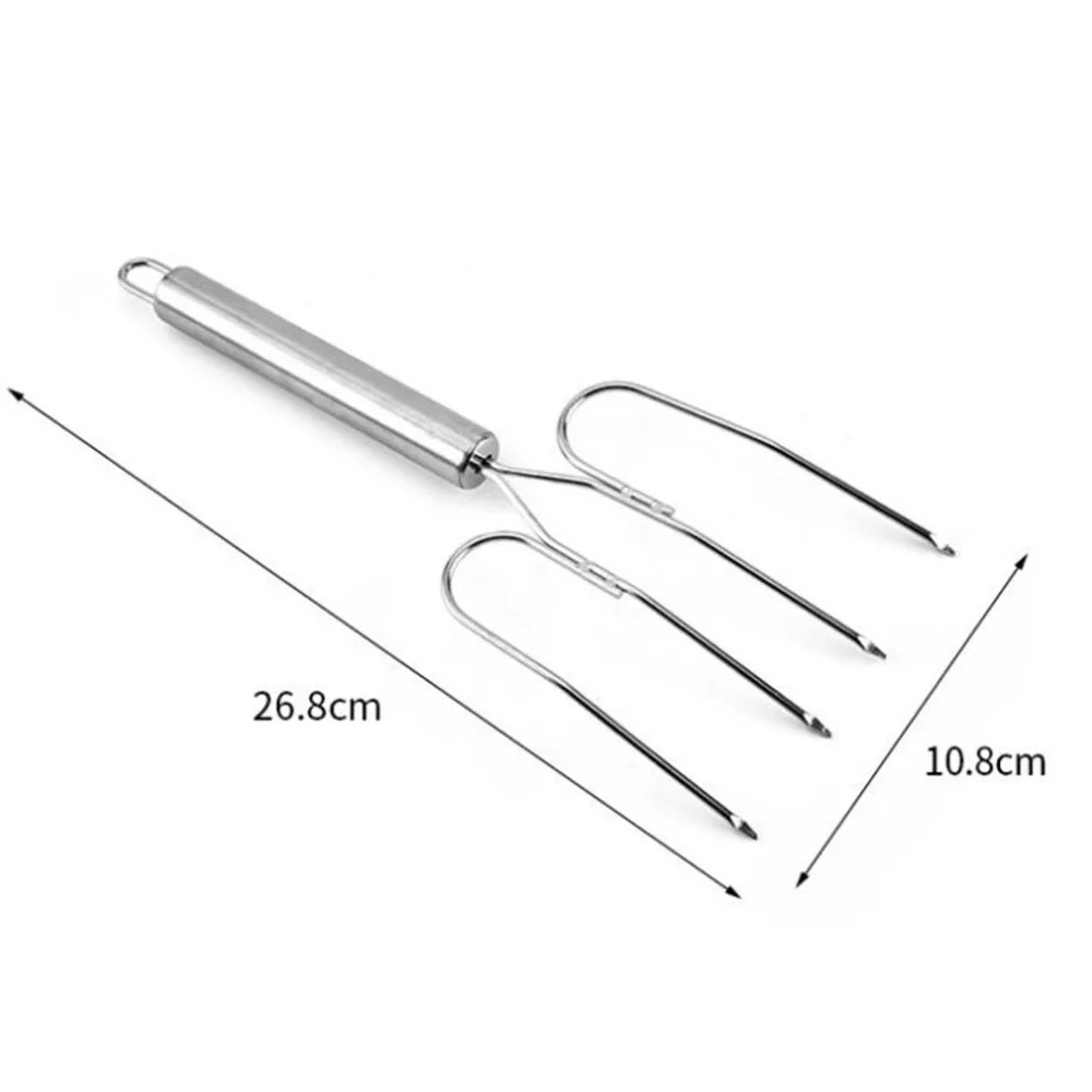 2 шт. вилка для барбекю из нержавеющей стали|Вилки| |